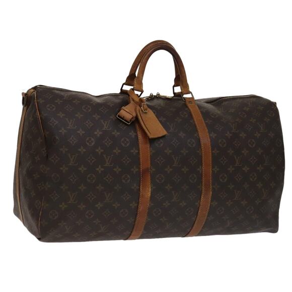 LOUIS VUITTON Monogram Keepall Bandouliere 60 Boston Bag M41412 - Picture 1 of 16